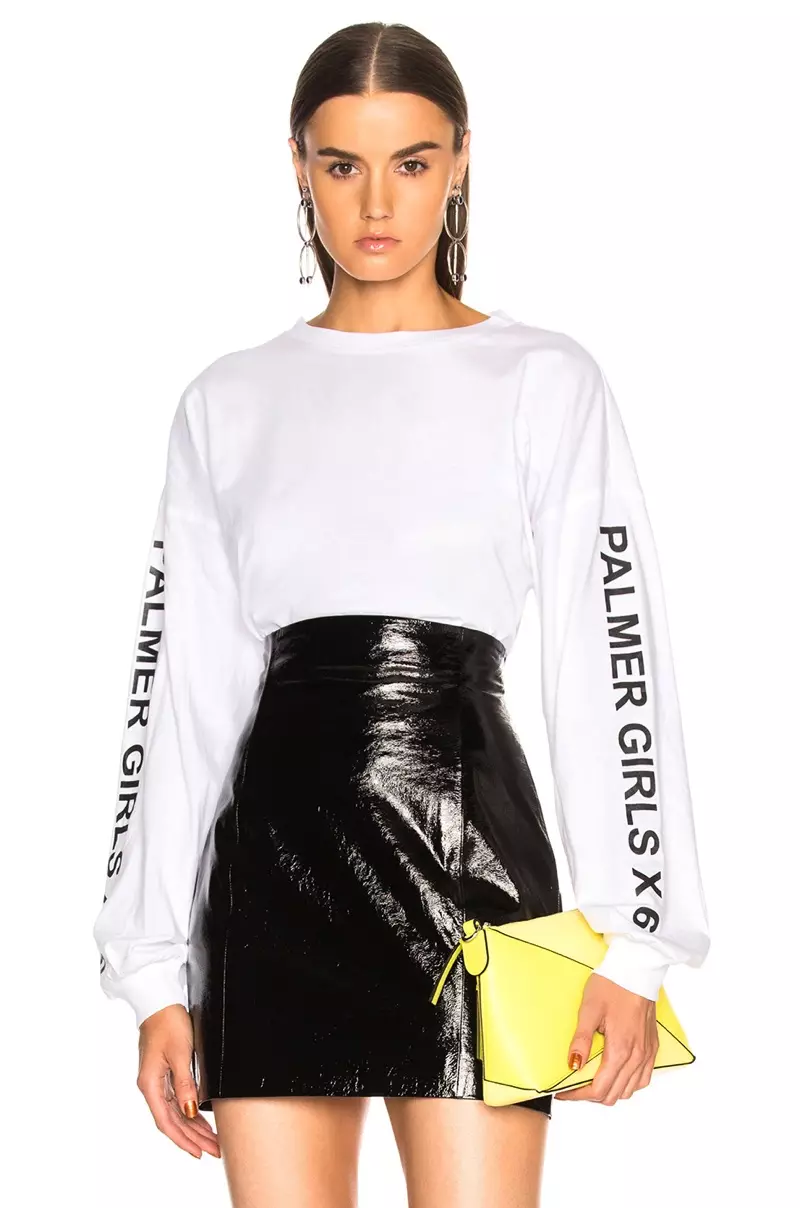 Palmer Girls x Miss Sewidak Lengan Panjang Crop Tee $82