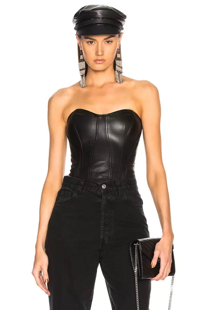 Top con corsetto in pelle Palmer Girls x Miss Sixty $ 425