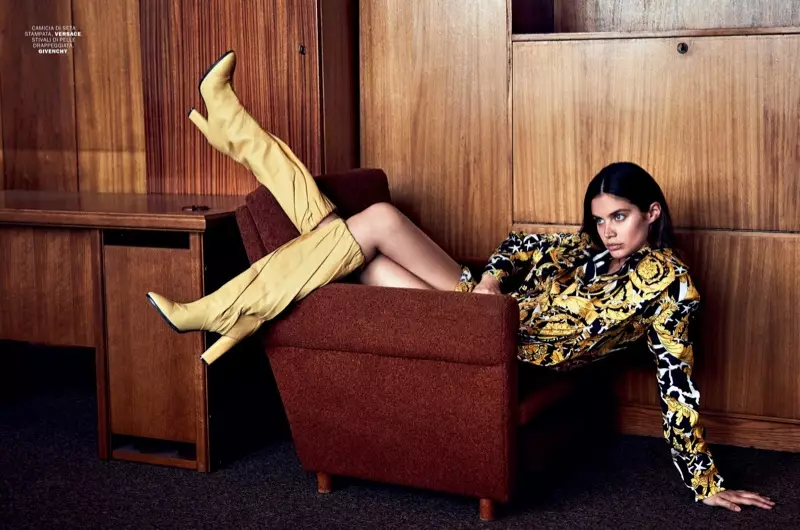 Sara Sampaio poséiert an der Pre-Fall Moud fir Marie Claire Italien