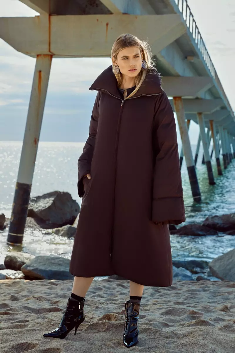 Sophie Wears Autumn Looks at the Beach for Grazia Pakistan