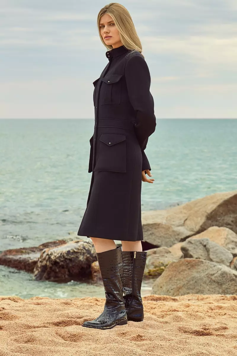 Sophie Wears Autumn look at the Beach for Grazia Pakistan