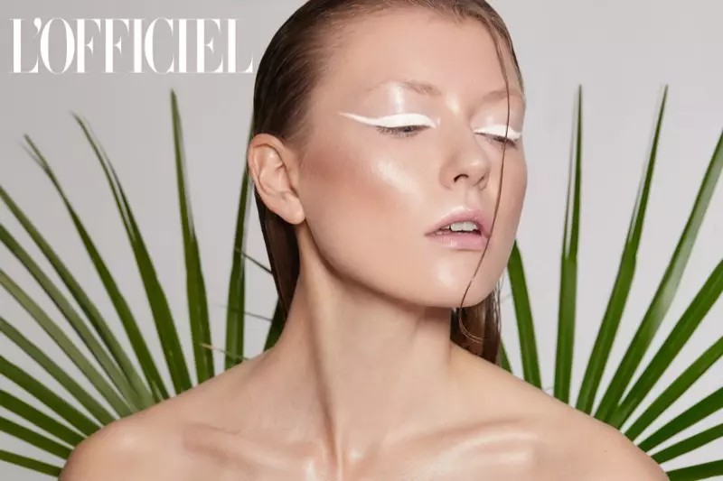 Сильвия Плохоцка в привлекательной красоте для L'Officiel, Литва