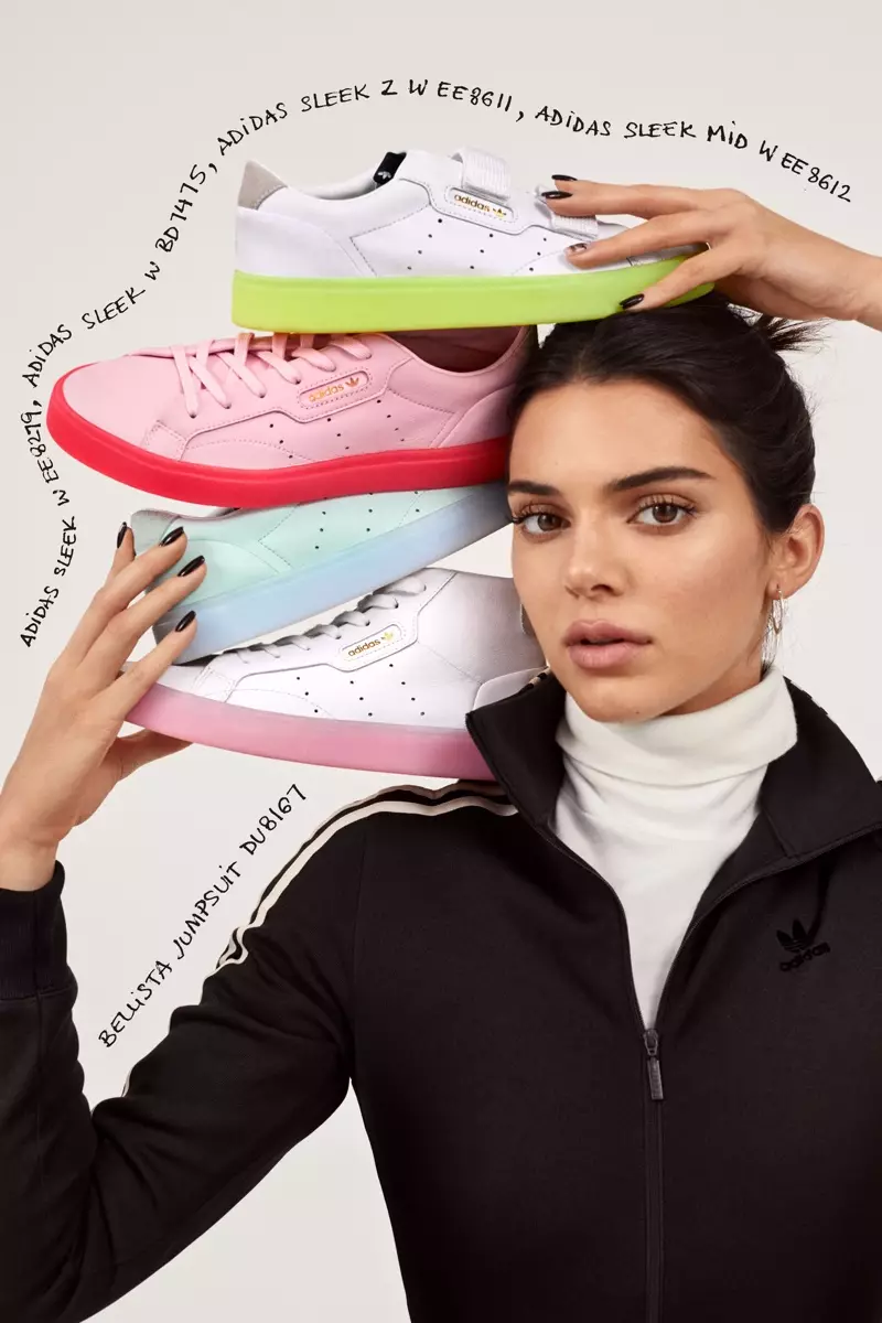 adidas Originals อวดรองเท้าสไตล์ Sleek กับ Kendall Jenner