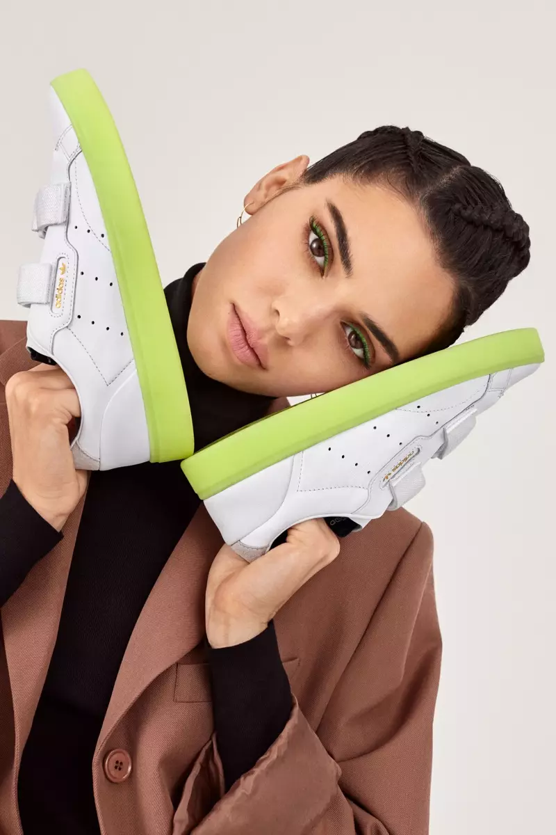 Kendall Jenner นางแบบรองเท้า adidas Originals Sleek สำหรับฤดูใบไม้ผลิ-ฤดูร้อน 2019