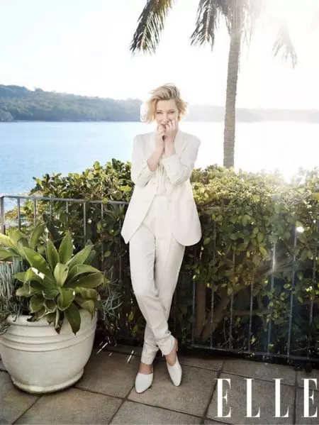 ELLE චීනය සඳහා Giorgio Armani හි Cate Blanchett දිව්යමය වේ