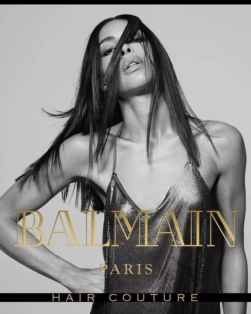 Ines Rau פראַנץ Balmain Hair Couture ס האַרבסט-ווינטער 2017 קאמפאניע