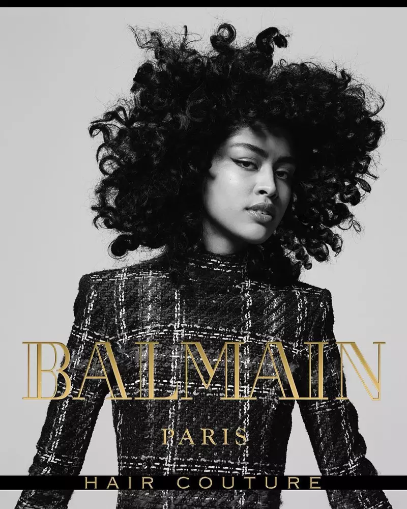 Luz Pavon protagoniza a campaña outono-inverno 2017 de Balmain Hair Couture