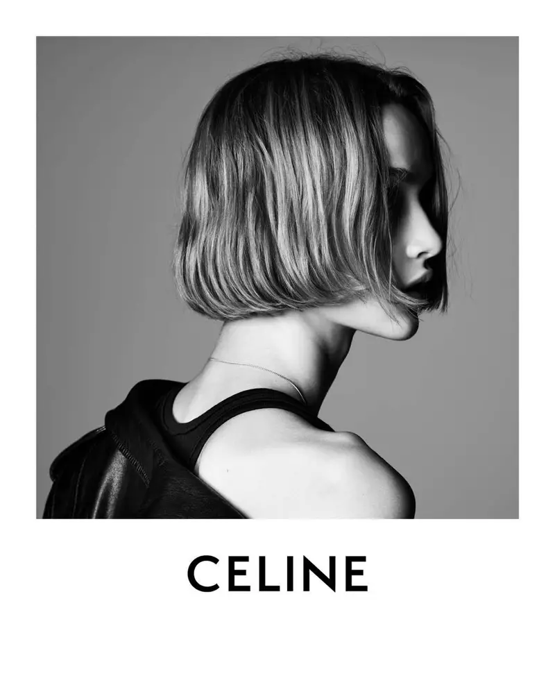 Hedi Slimane از کمپین Celine Les Grand Classiques عکس می گیرد.