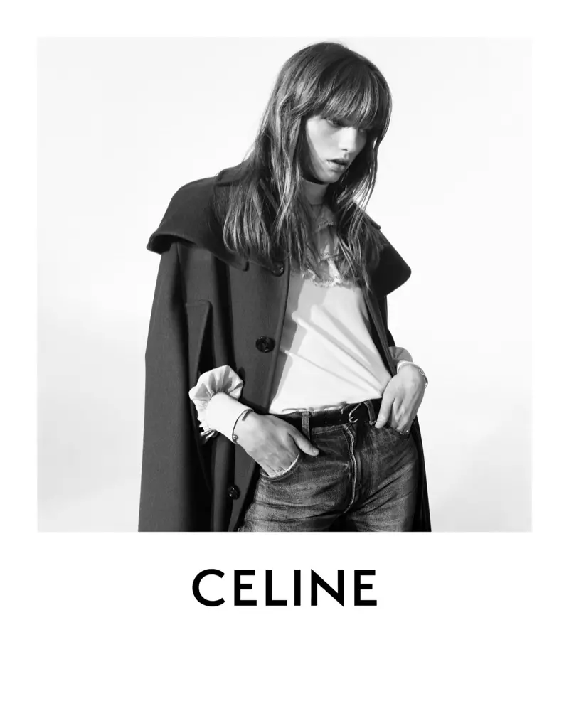 Celine 2020 年冬季广告大片的图片。