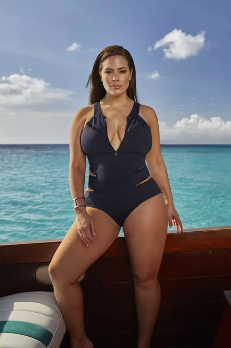 Ashley Graham x Swimsuitforall Stakeout Badedragt