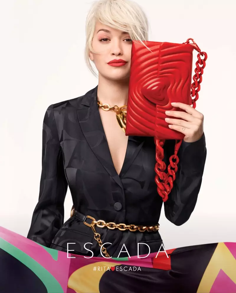 In-enlist ng Escada si Rita Ora para sa spring-summer 2019 campaign nito