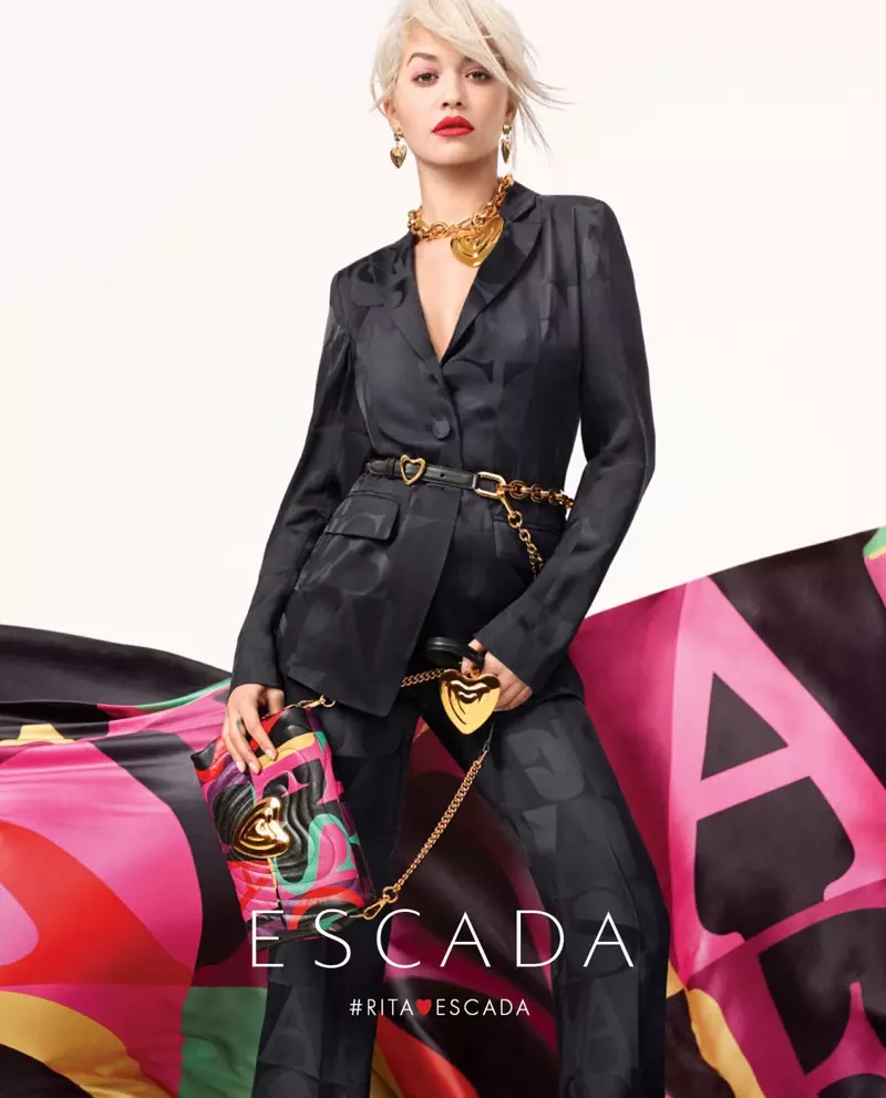 Escada 2019 봄-여름 캠페인에 출연한 Rita Ora