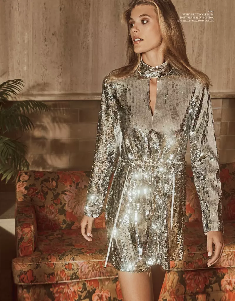 Madison Headrick Channels 1970's Fashion foar Bergdorf Goodman