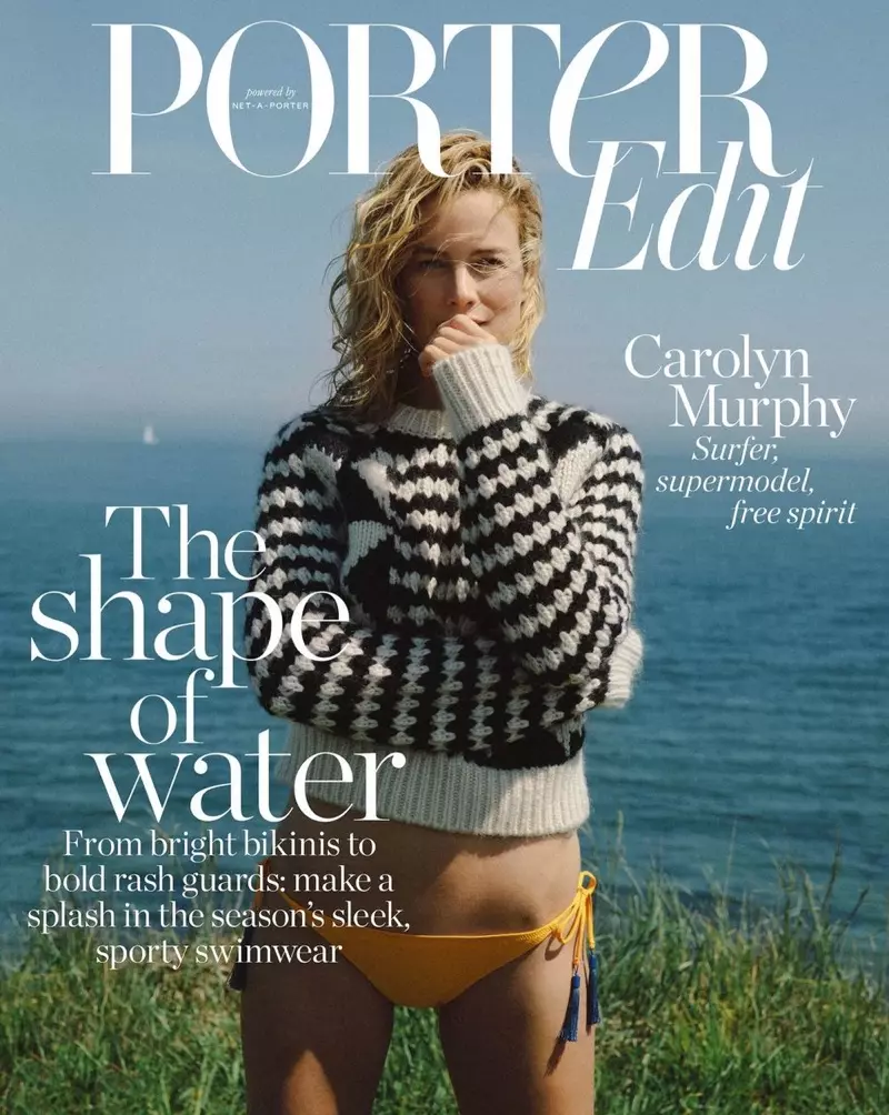 Carolyn Murphy Hits der Plage am Stil fir PORTER Edit