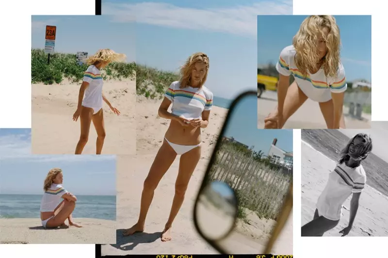 Carolyn Murphy sa stilom stiže na plažu za PORTER Edit