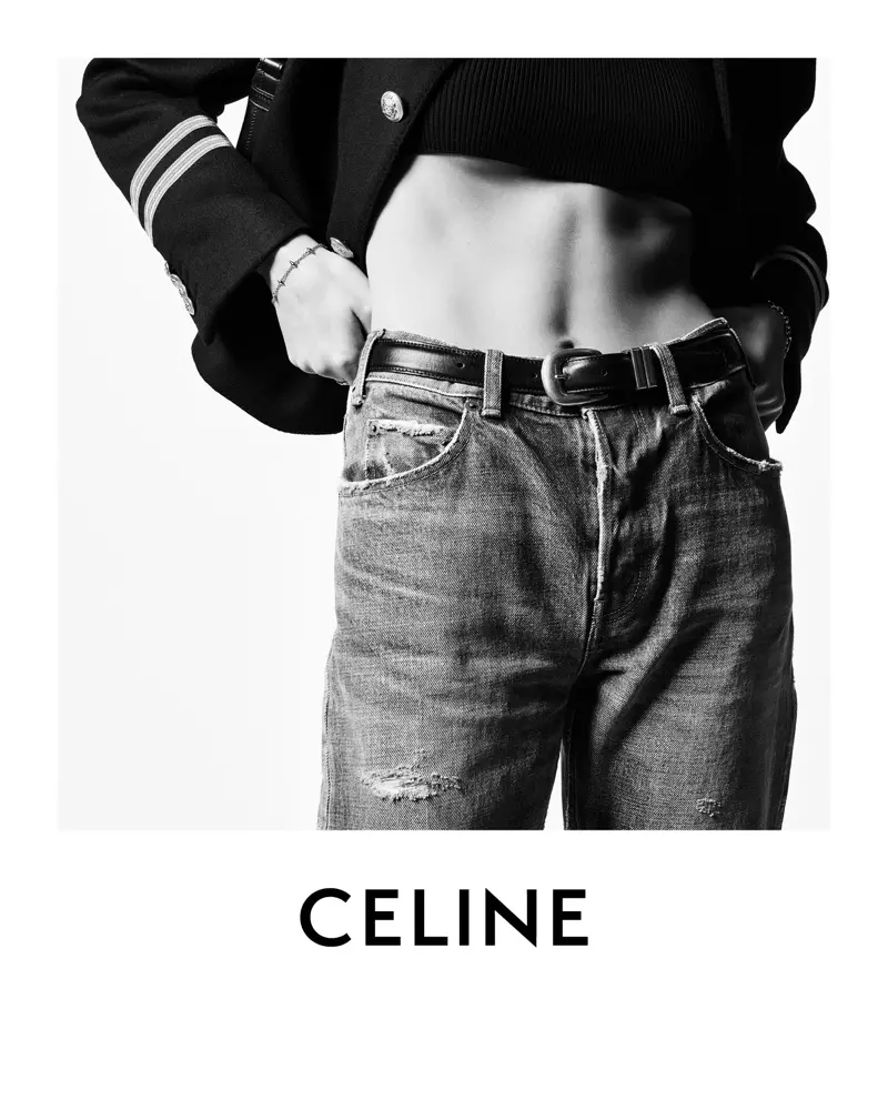Celine Margaret Jeans esiteltiin merkin talven 2021 kampanjassa.