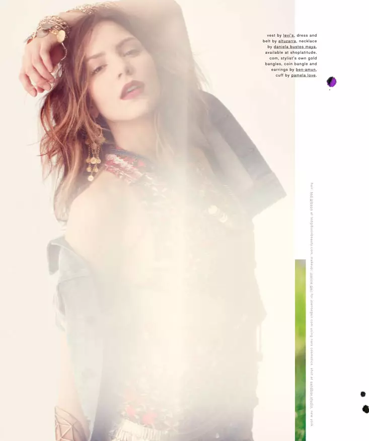 Katharine McPhee Goes Bohemian for نائلون سيپٽمبر 2012 by Justin Hollar