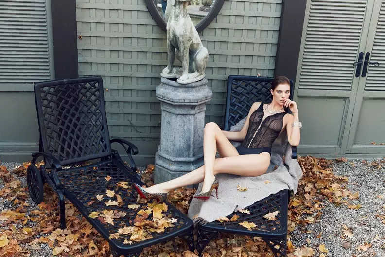 Samantha Gradoville Wows a Blush Lingerie's Fall 2013 Tallace-tallacen Max Abadian