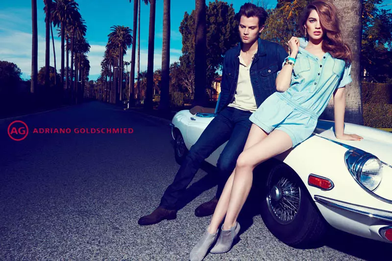 Samantha Gradoville Fronts AG Jeans' Spring 2013 Campaign troch Nagi Sakai