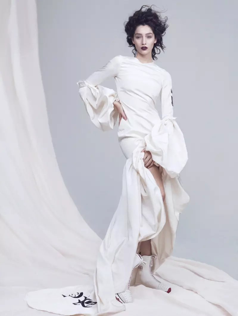 Vita Mir Models Ethereal Looks for Mojeh Magazine