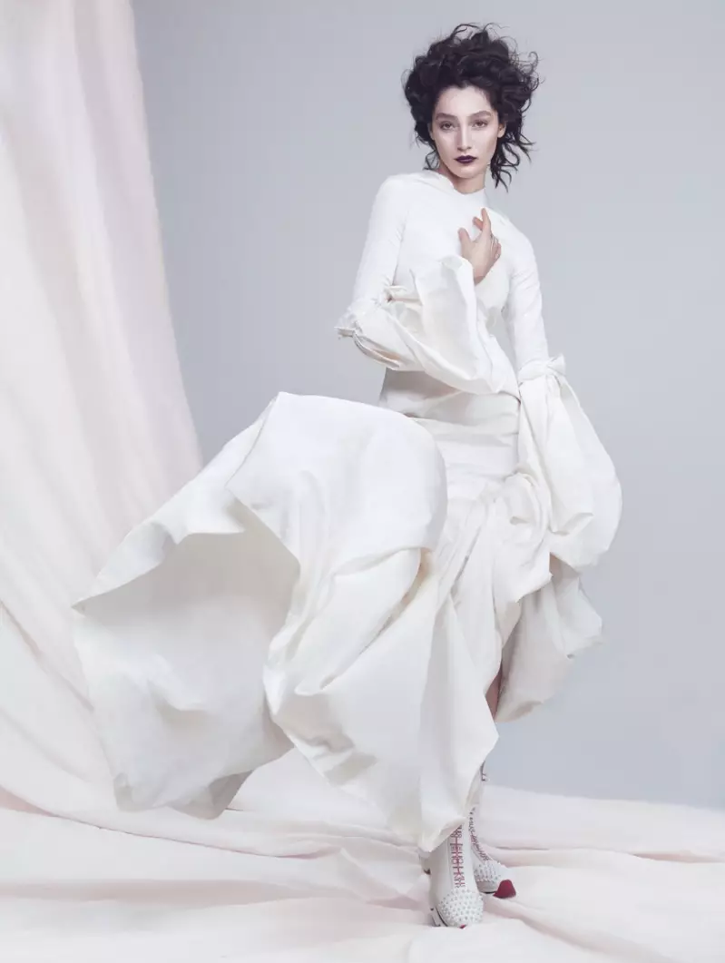 Vita Mir Models Ethereal Looks for Mojeh Magazine