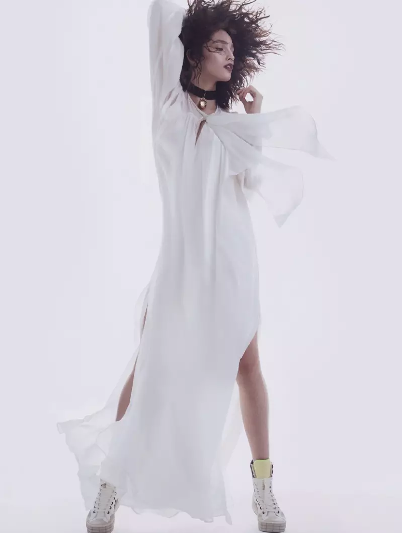 Vita Mir Models Ethereal Looks for Mojeh Magazine