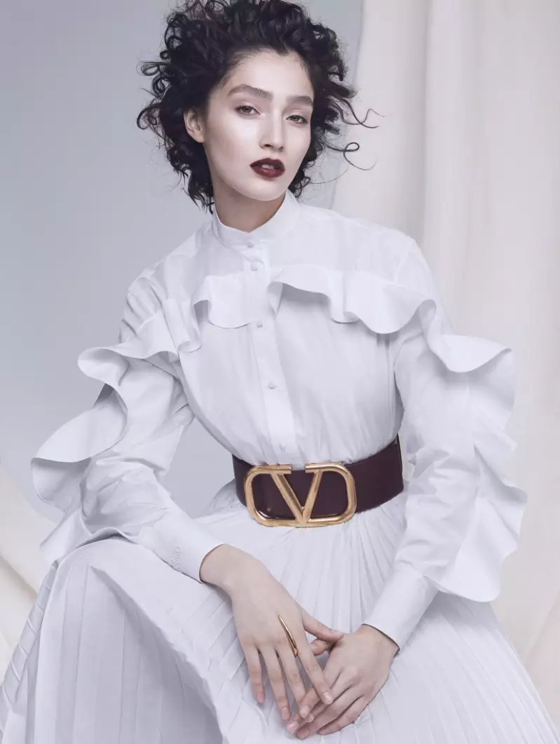 Vita Mir Models Ethereal Looks for Mojeh Magazine