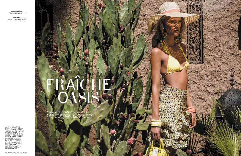 Ilse de Boer has a Summer getaway for L'Official Paris by Thanassis Krikis