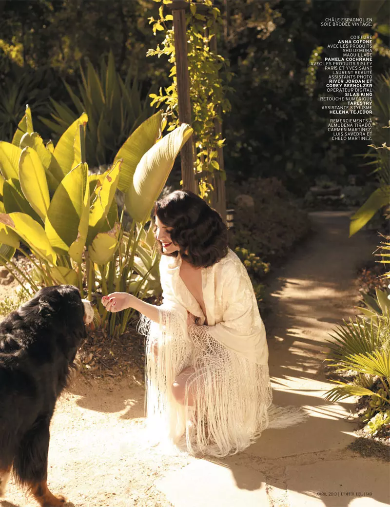 Lana Del Rey bliver romantisk til L'Officiel Paris' coveroptagelser fra april 2013