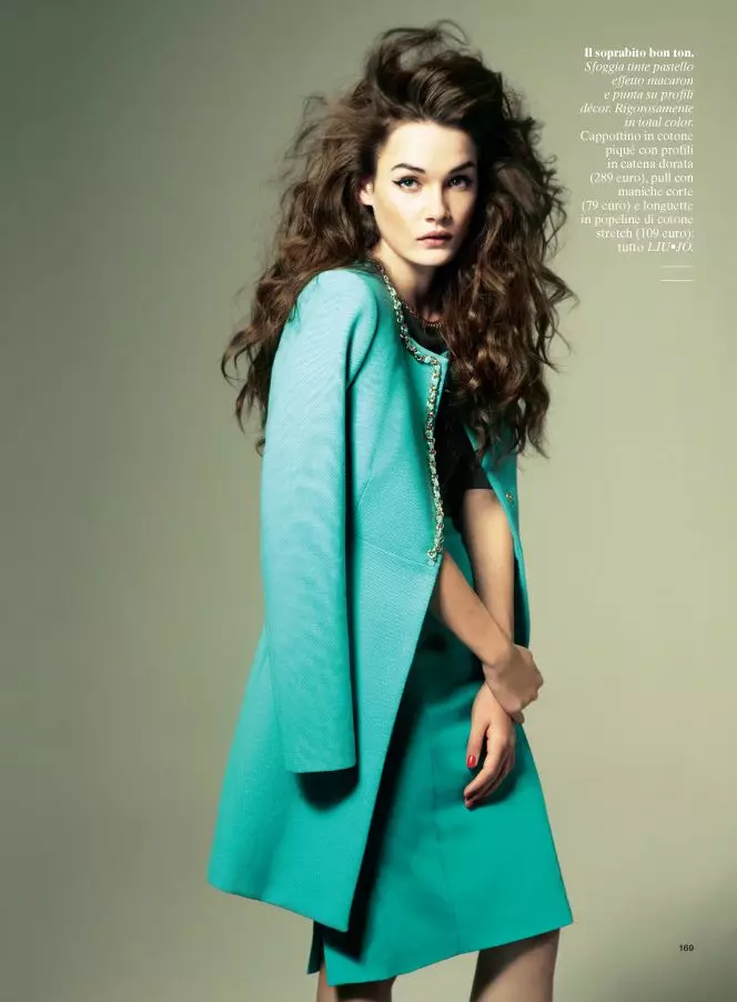 Jes Models Spring's Key Pieces para sa Glamour Italy Pebrero 2013