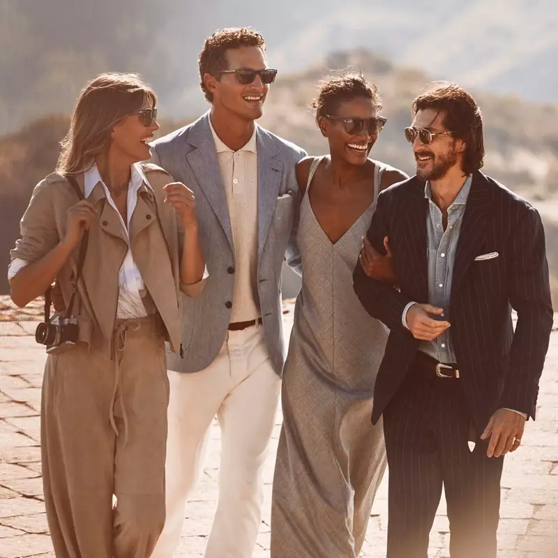 Brunello Cucinelli x Oliver Peoples sun haɗu kan haɗin gwiwar rigar ido.