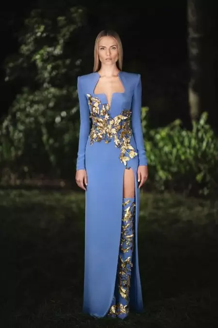 Natasha Poly mahnit në modelet e vjeshtës 2018 të Atelier Versace