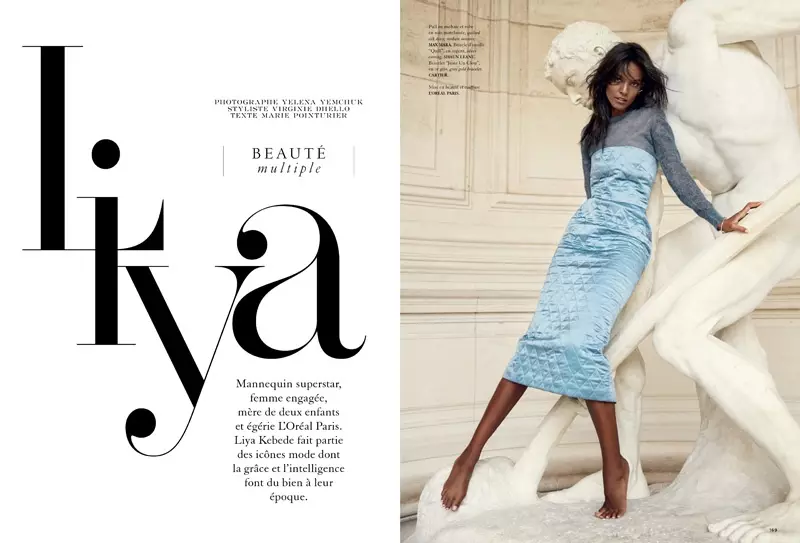 Liya Kebede protagoniza la revista Madame de Air France