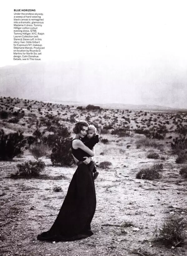 Arizona Muse od Petera Lindbergha pro Vogue US únor 2011