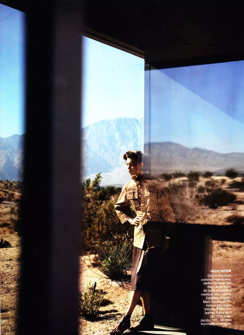 Arizona Muse oleh Peter Lindbergh untuk Vogue US Februari 2011
