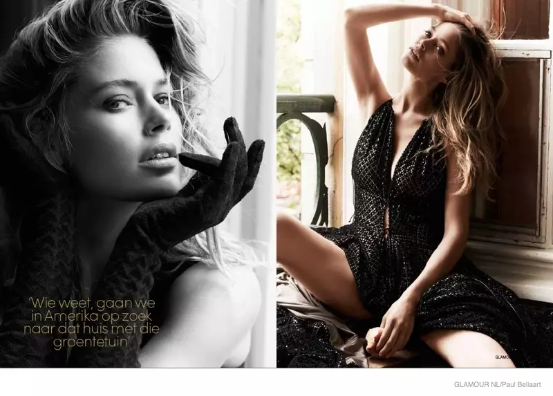 Doutzen Kroes di kişandina 'Jina Salê' de ji bo Glamour Netherlands hestiyar dibe